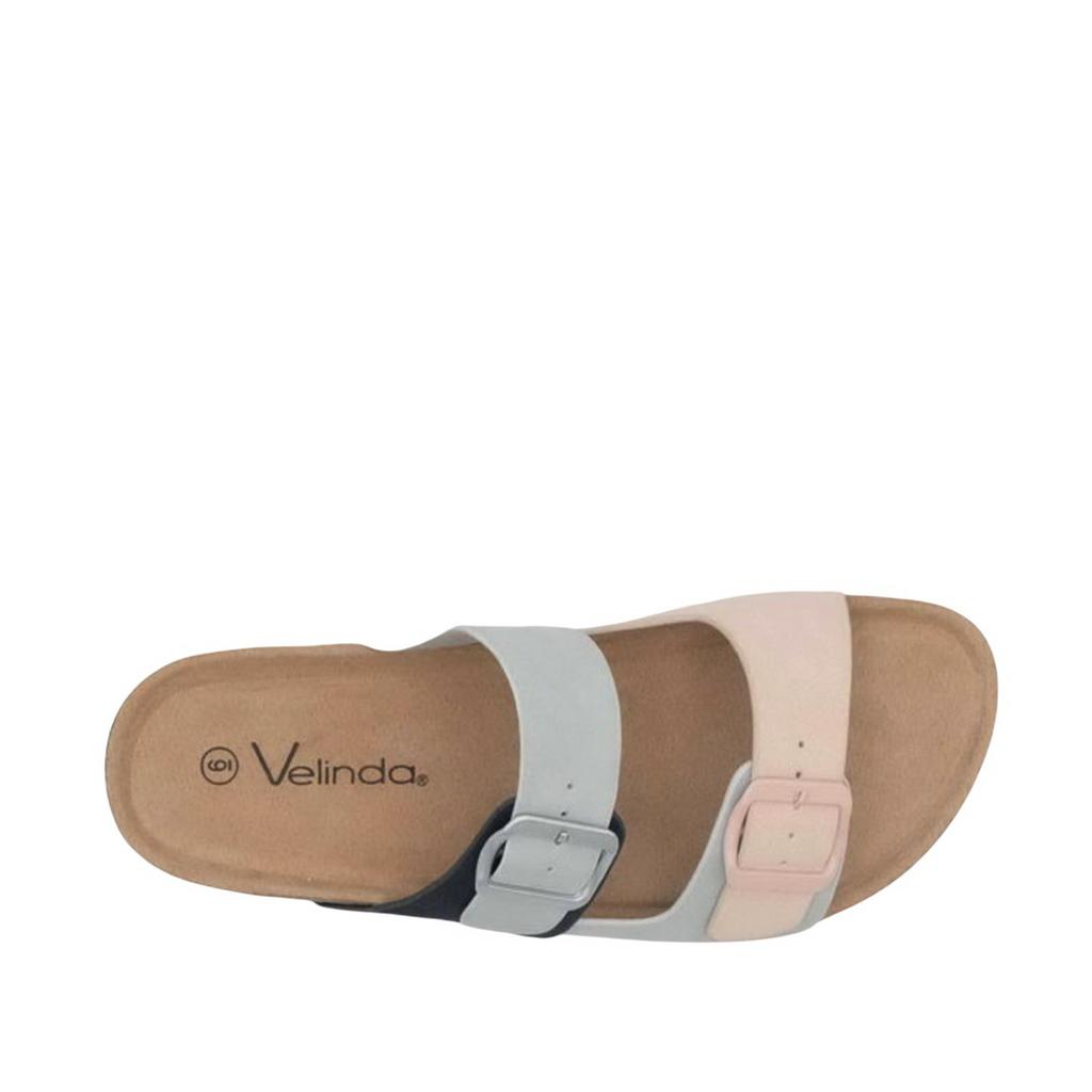 Sandalias flats Mirka nude para mujer