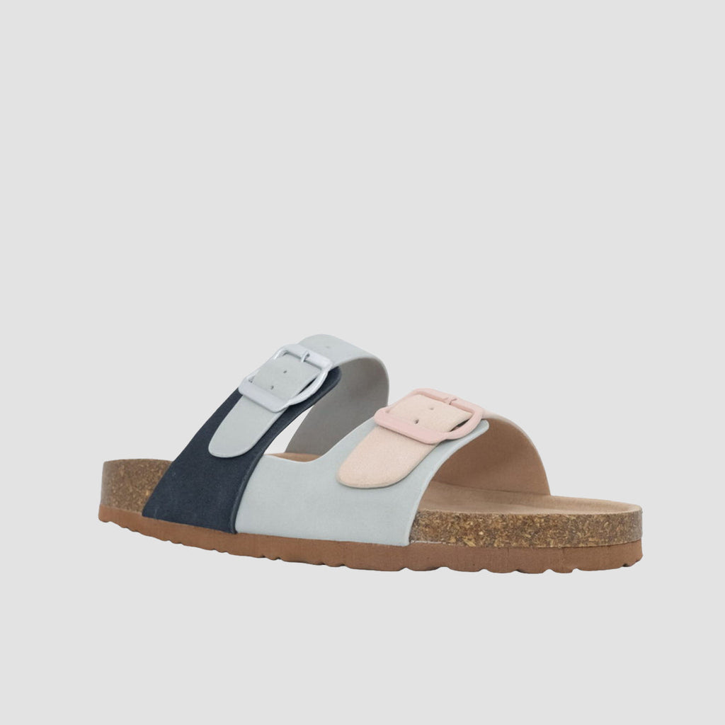 Sandalias flats Mirka nude para mujer