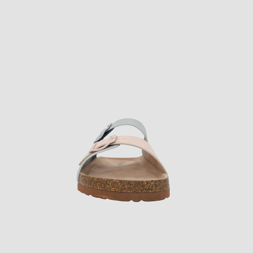 Sandalias flats Mirka nude para mujer
