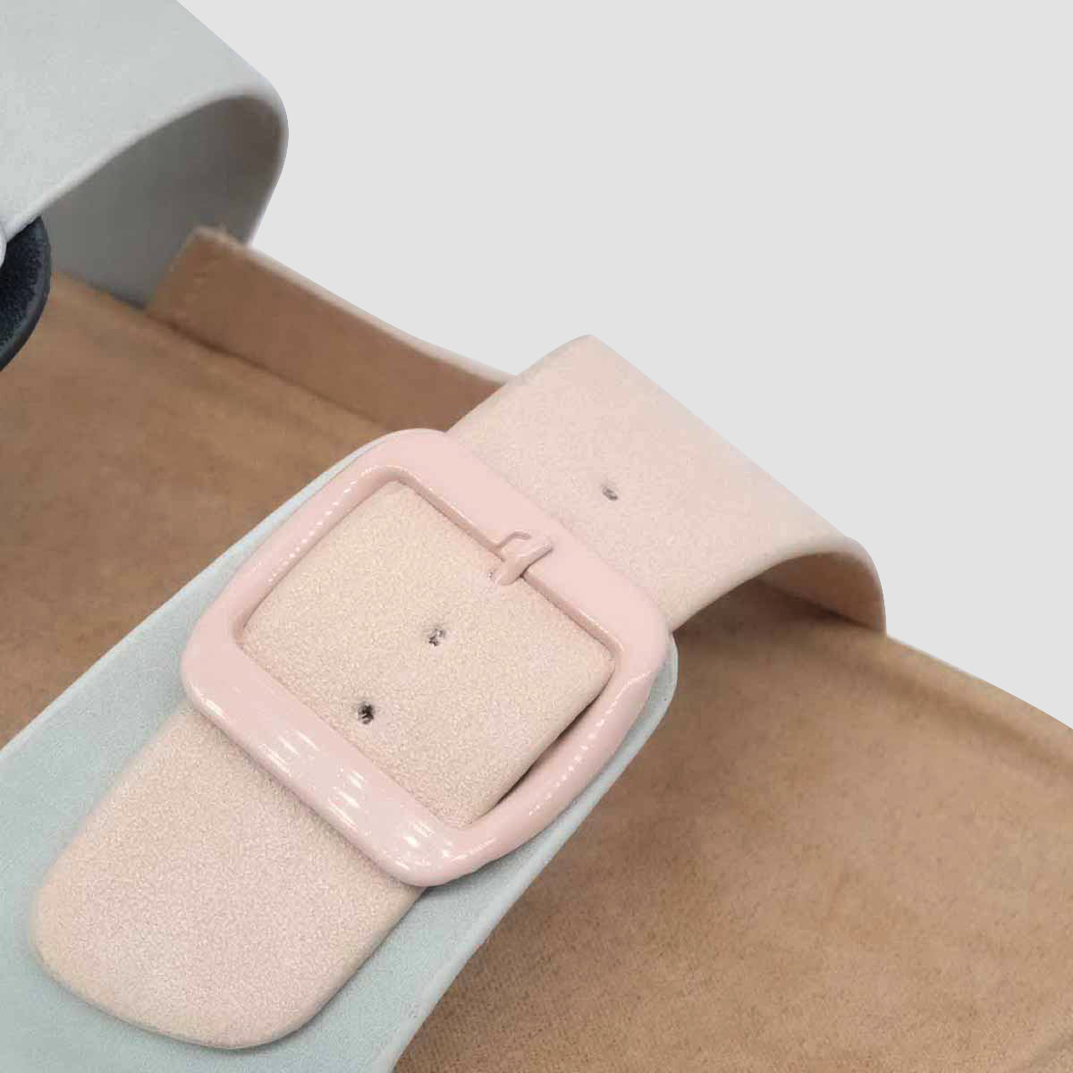 Sandalias flats Mirka nude para mujer