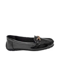 Mocasines Nelly negro para mujer