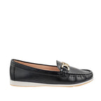Mocasines Silvia negro para mujer