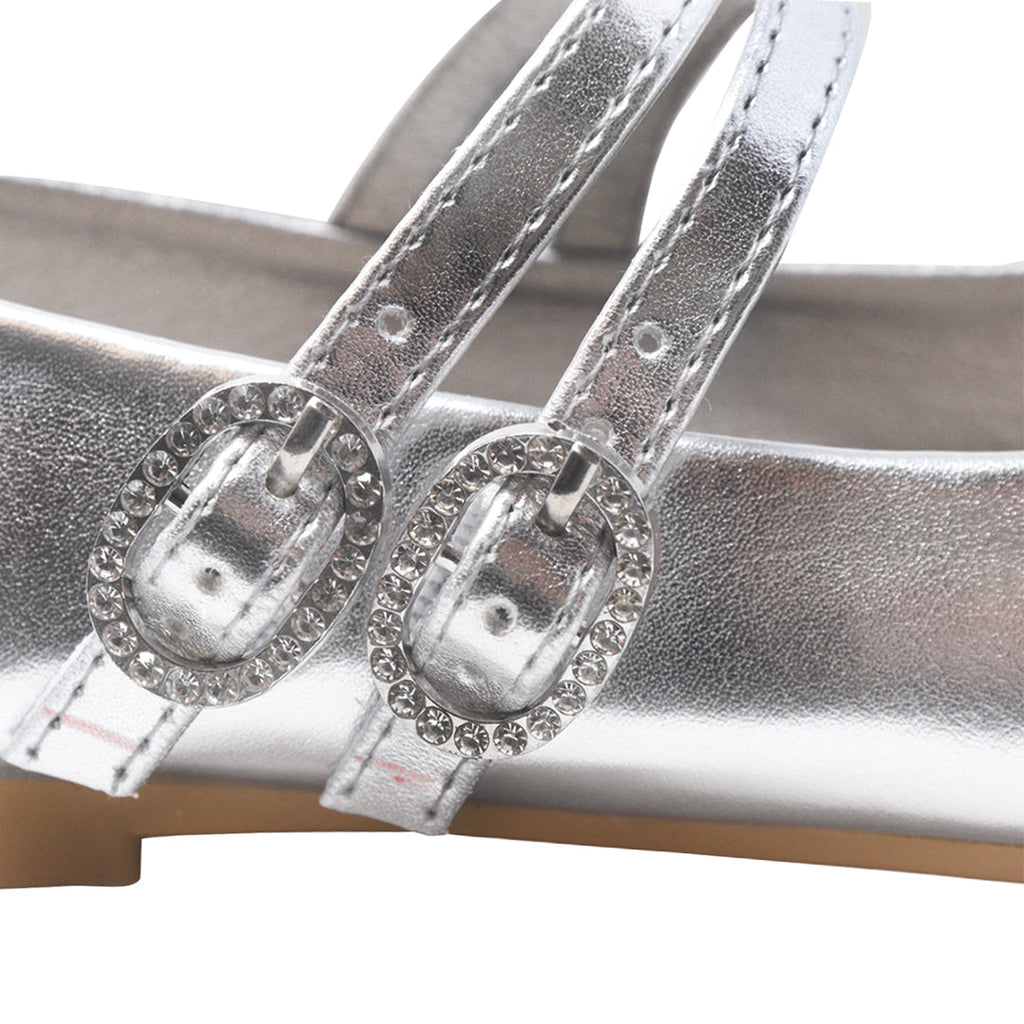 Balerinas Tatiana plateado para niña