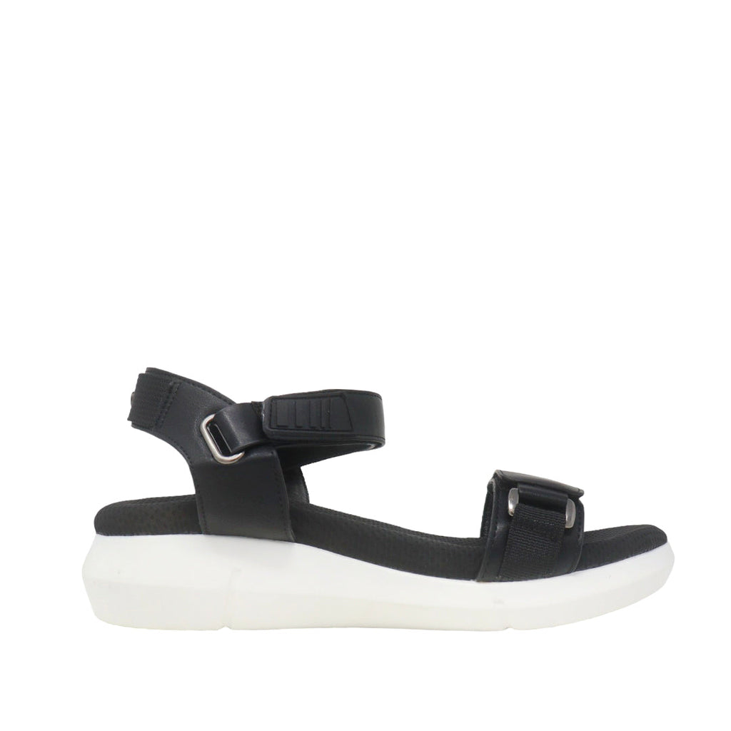 Sandalias de cuña Pamela para mujer color negro