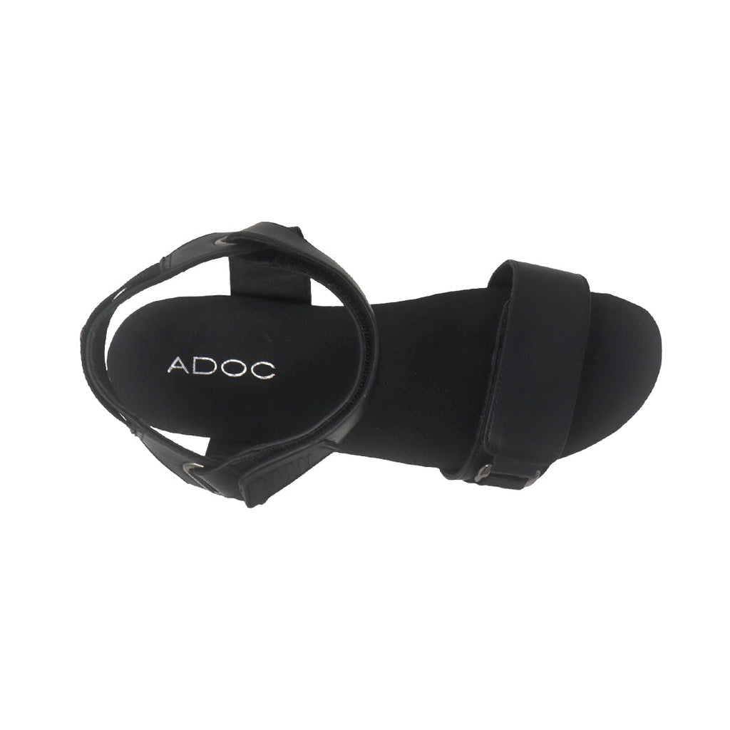 Sandalias de cuña Pamela para mujer color negro