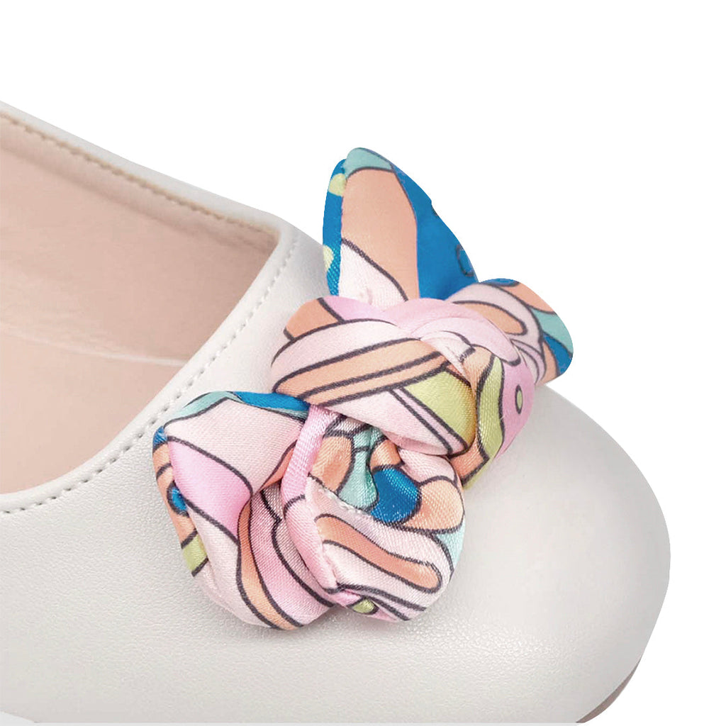 Balerinas Fiore blanco para niña