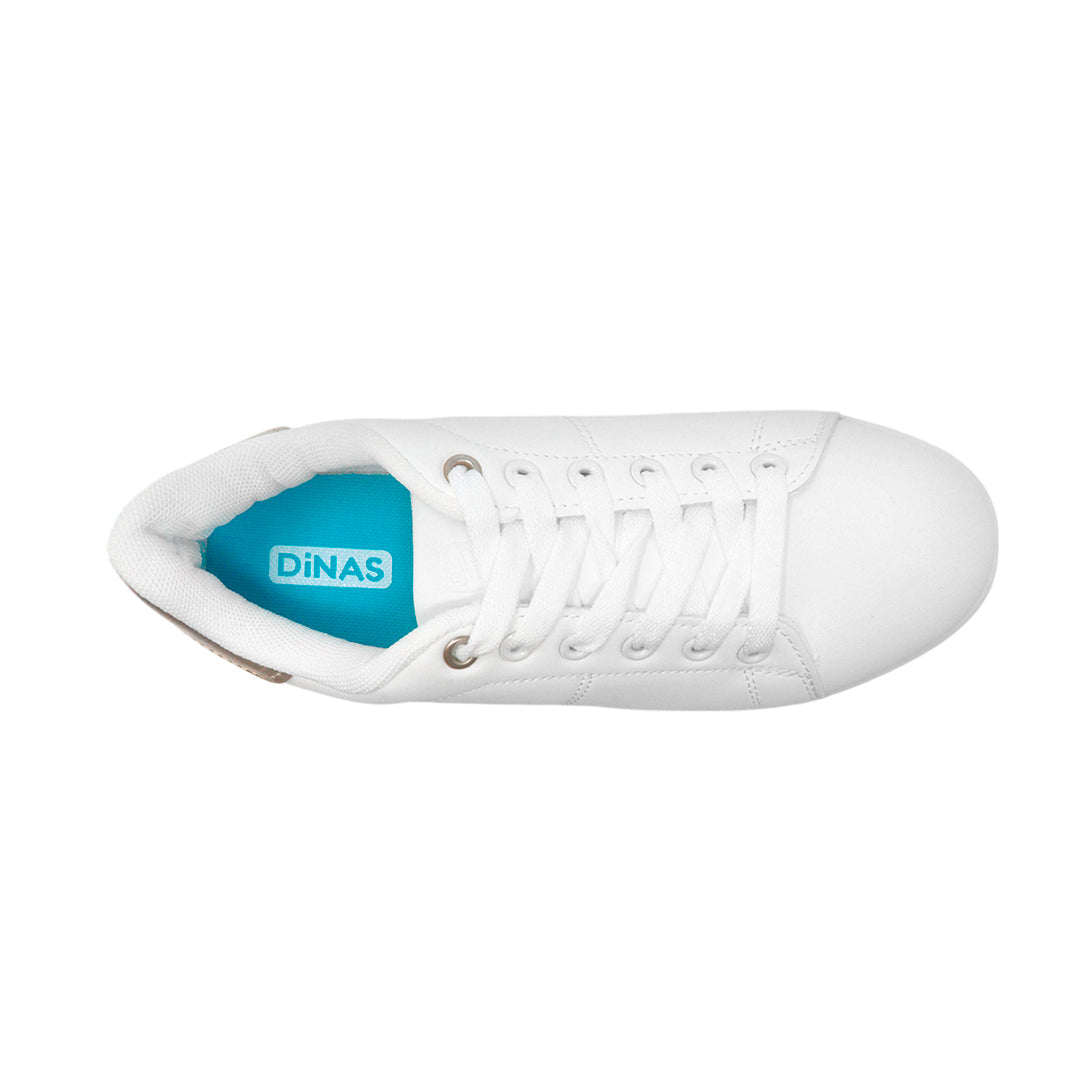 Dinas Danna blanco/dorado para mujer