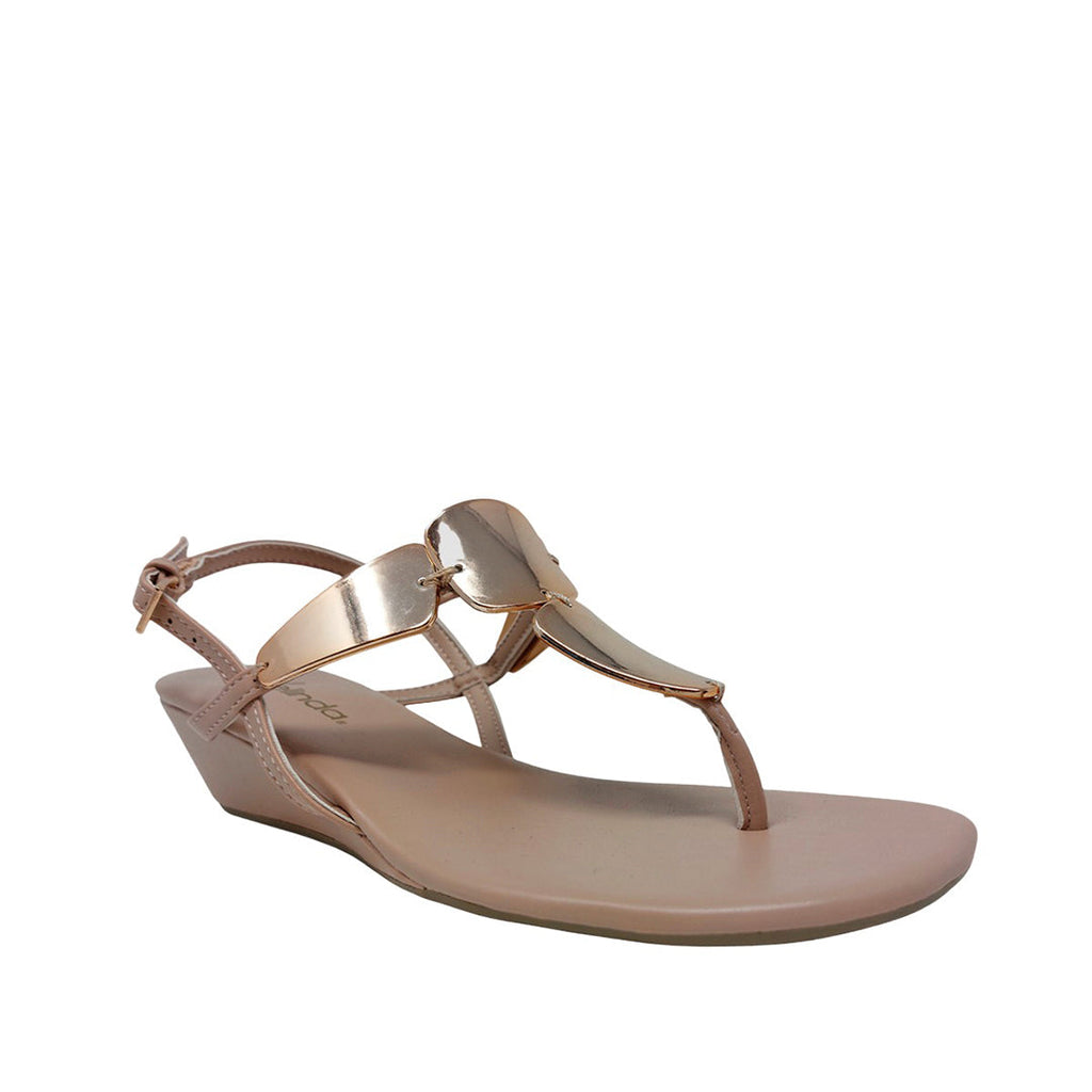 Sandalias Lisa nude para mujer