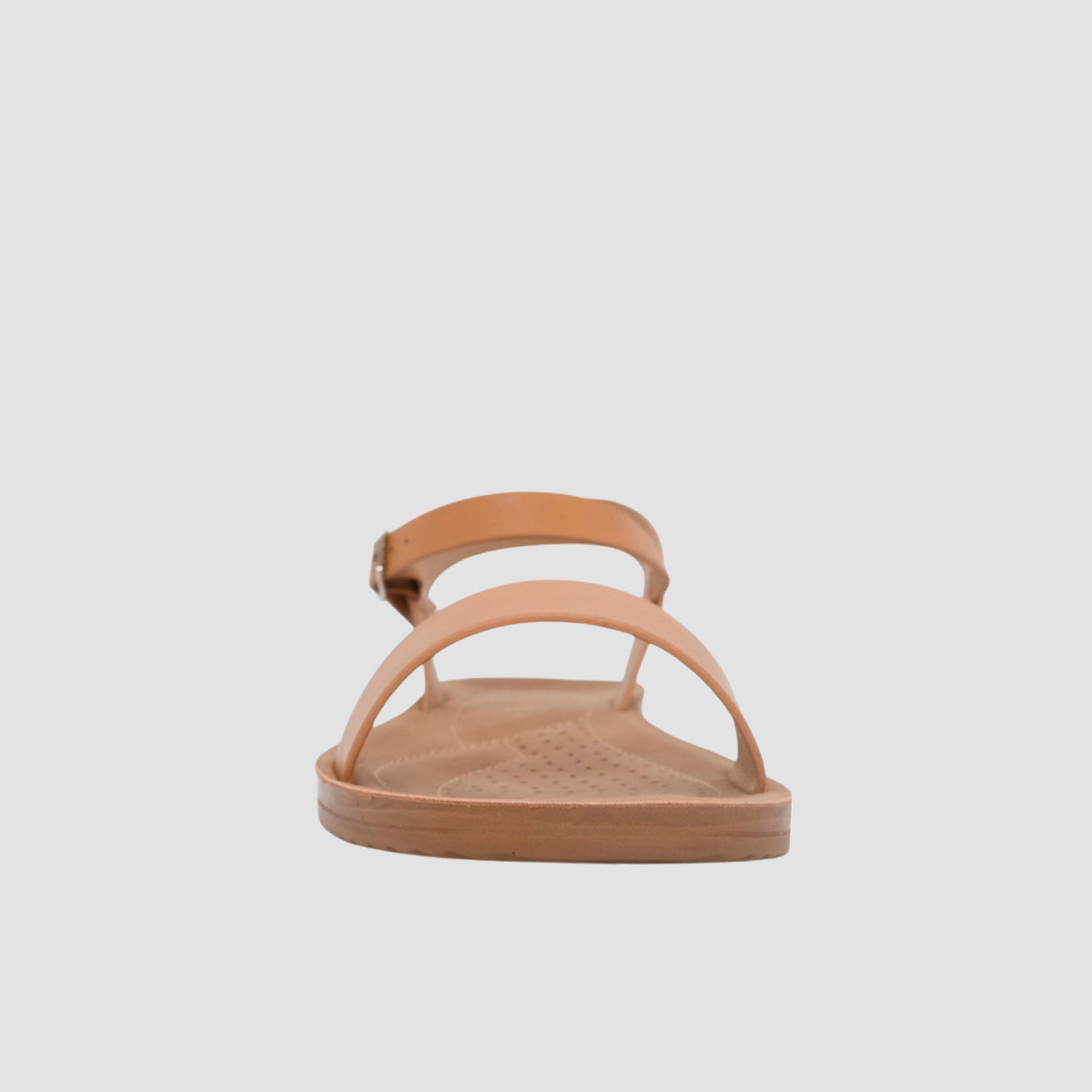 Sandalias flats Maribel tan para mujer