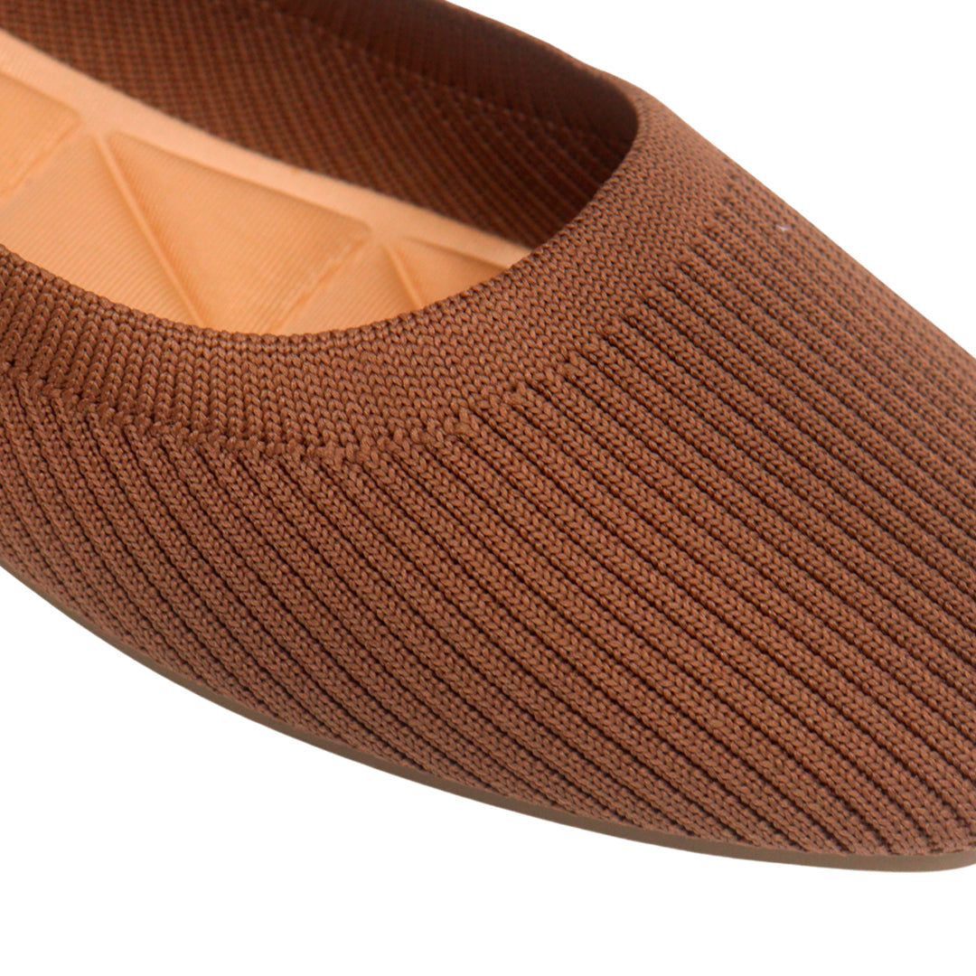 Balerinas Ruthy taupe para mujer