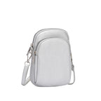 Billetera Toti  plateado para mujer