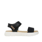 Sandalias de plataforma Noris para mujer color negro