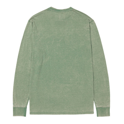 Camisa Burnout Henley para hombre color olivo
