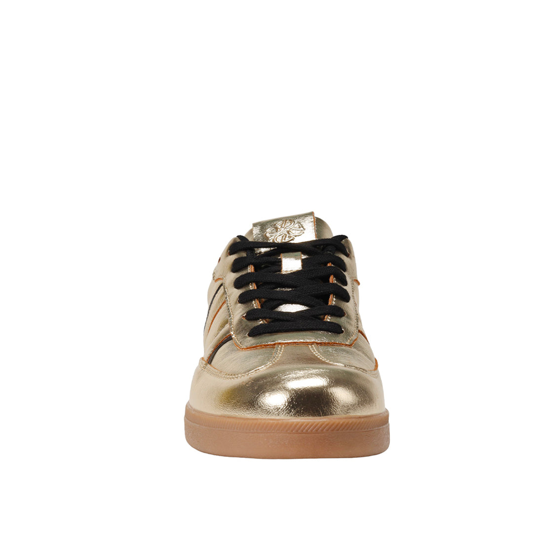 Sneakers Gianna para mujer color dorado