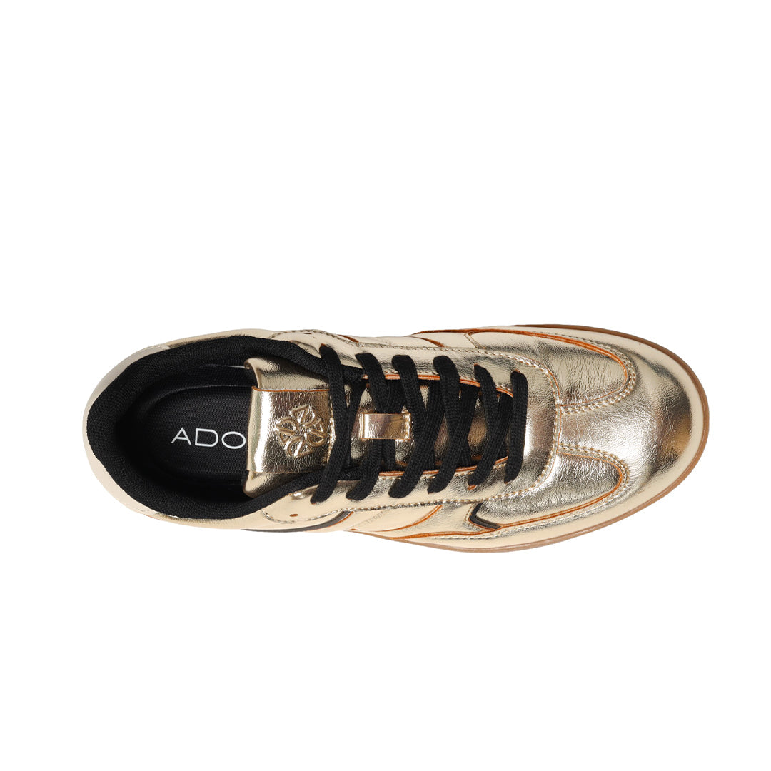 Sneakers Gianna para mujer color dorado