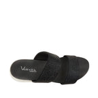 Sandalias flats Mariella negro