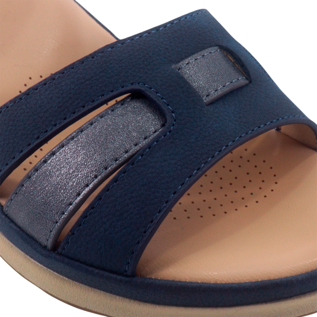 Sandalias flats Martha navy