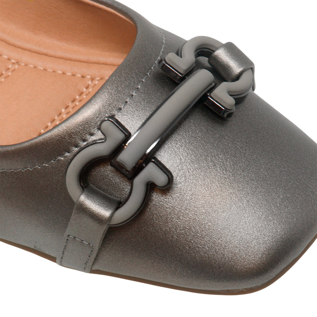 Balerinas Valery pewter