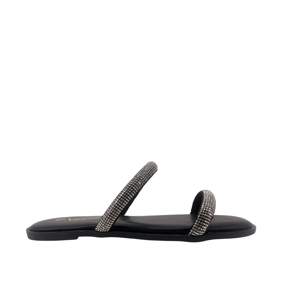 Sandalias flats Florencia negro