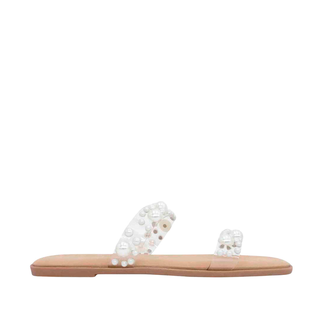 Sandalias flats Florencia blanco