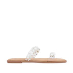 Sandalias flats Florencia blanco