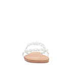 Sandalias flats Florencia blanco