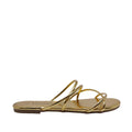 Sandalias flats Keren dorado