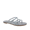 Sandalias flats Keren plateado