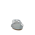 Sandalias flats Keren plateado