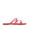 Sandalias flats Keren rojo