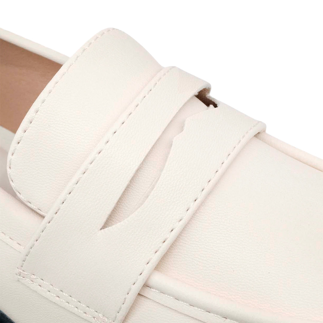 Mocasines Orella beige