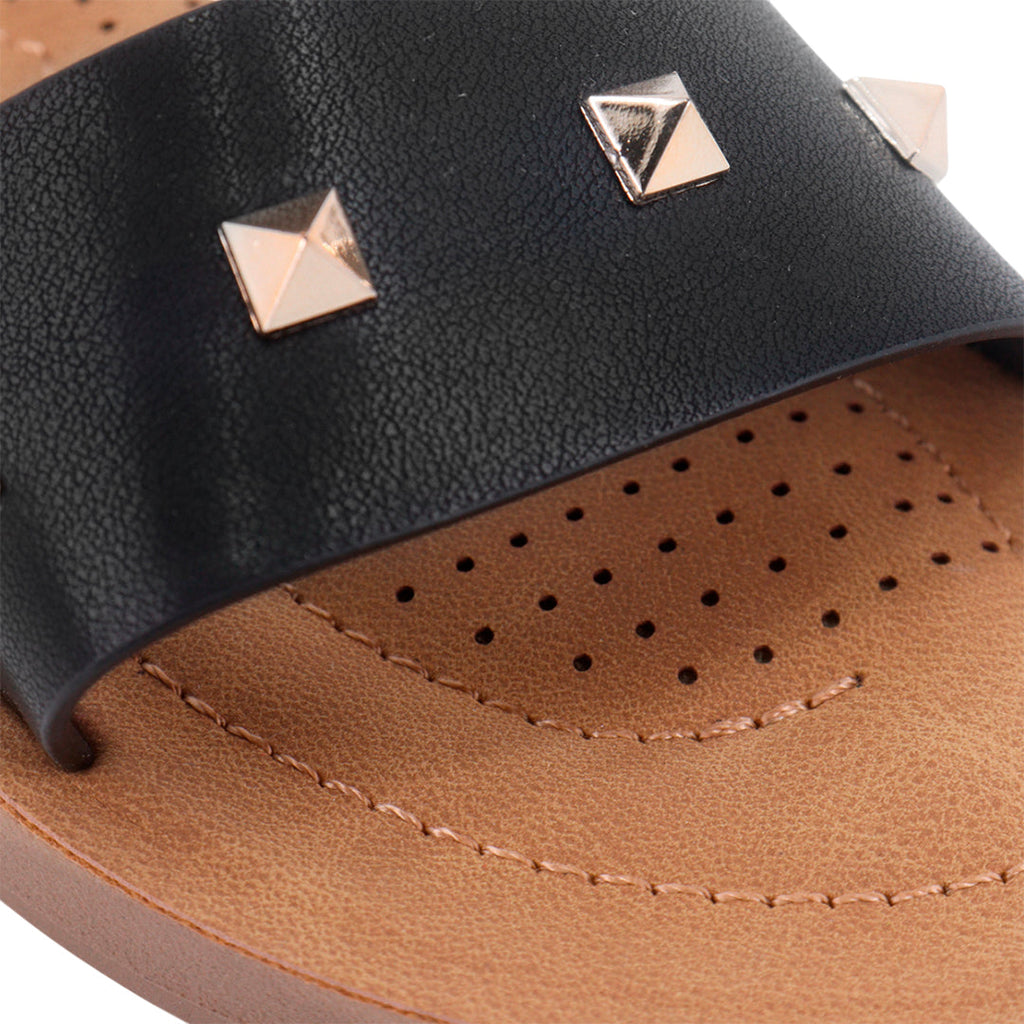 Sandalias flats Roma negro