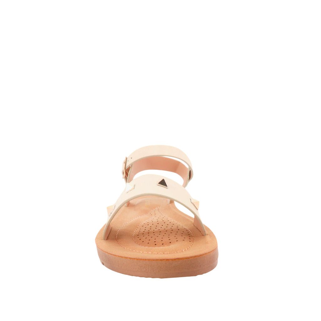 Sandalias flats Roma nude