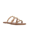 Sandalias flats Valeria taupe
