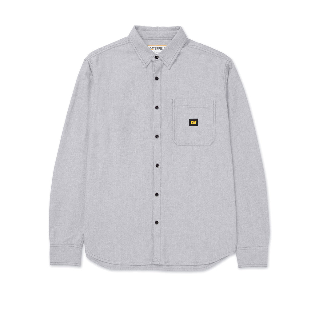 Camisa Oxford Relaxed para hombre color gris