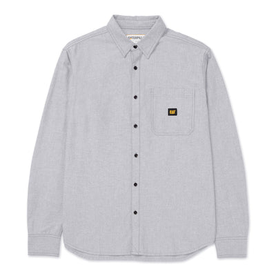 Camisa Oxford Relaxed para hombre color gris