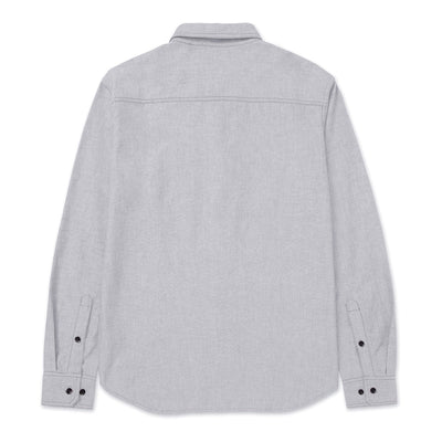 Camisa Oxford Relaxed para hombre color gris