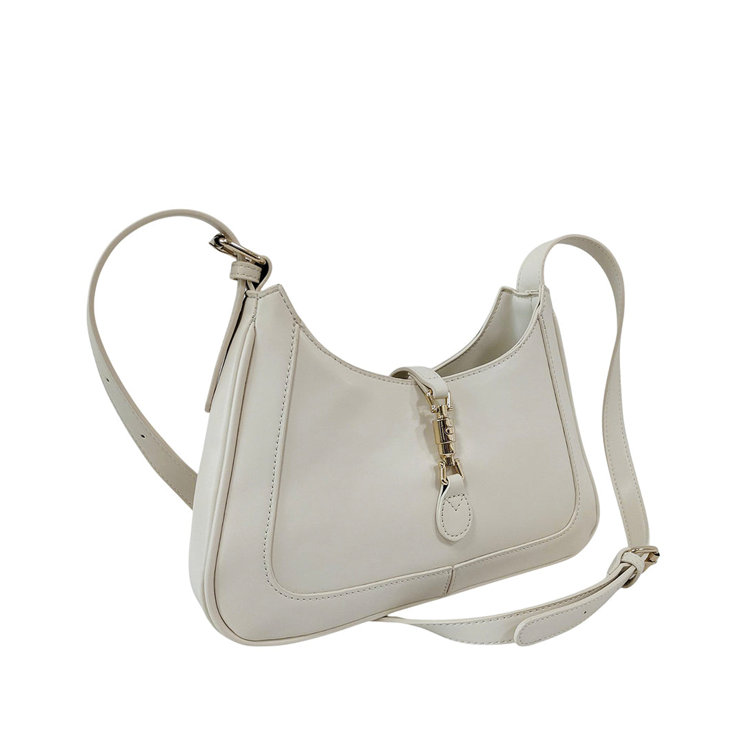 Cartera satchel Paty blanco
