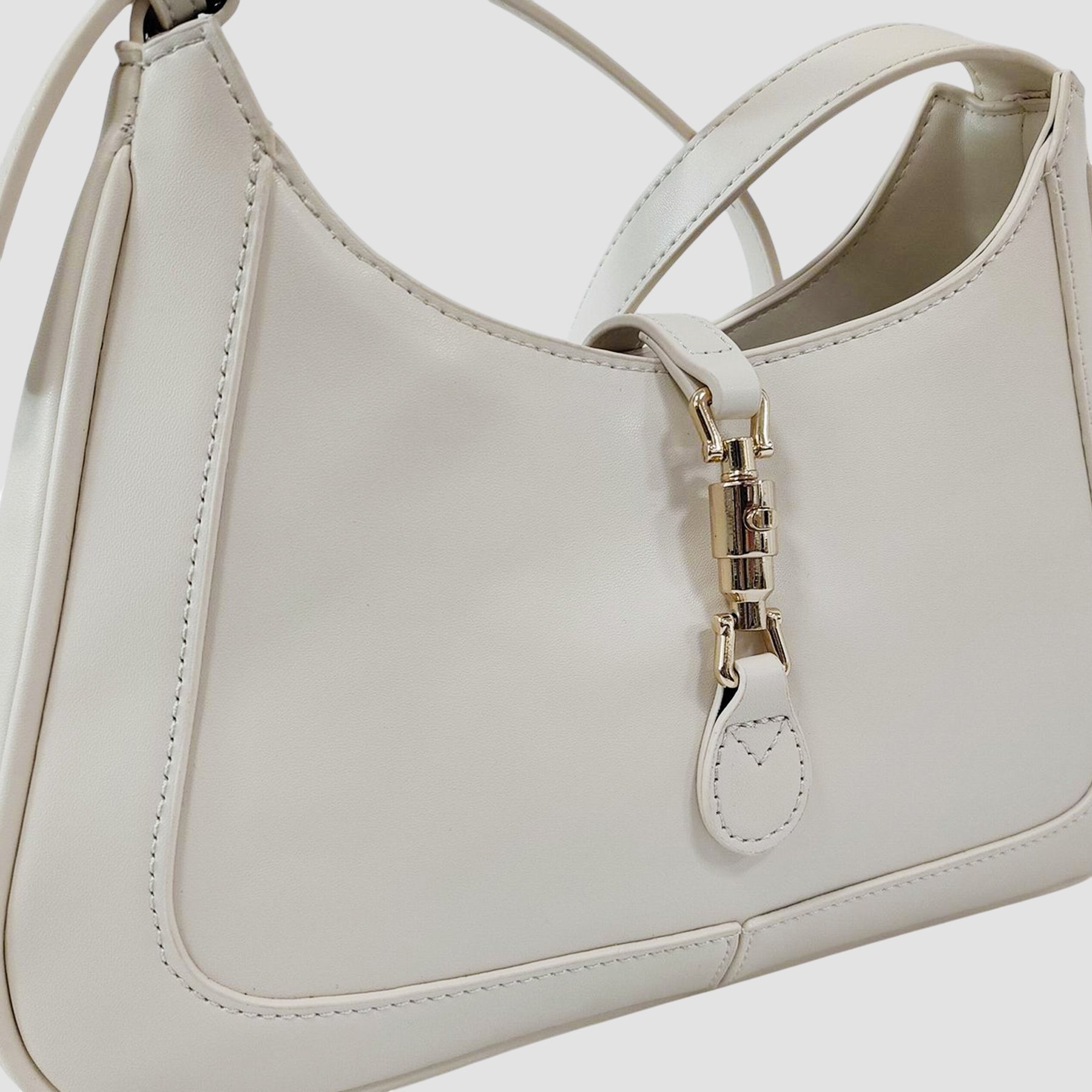 Cartera satchel Paty blanco