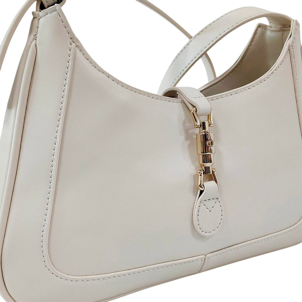 Cartera satchel Paty blanco