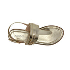 Sandalias flats Xylia color dorado