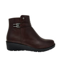 Botas de tacón Melanie para mujer color café