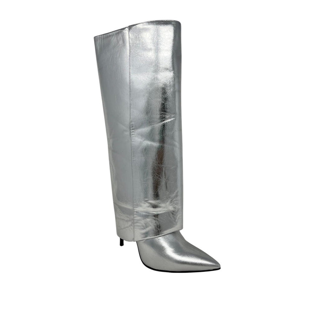 Botas Veronique para mujer color plateado