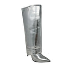 Botas Veronique para mujer color plateado