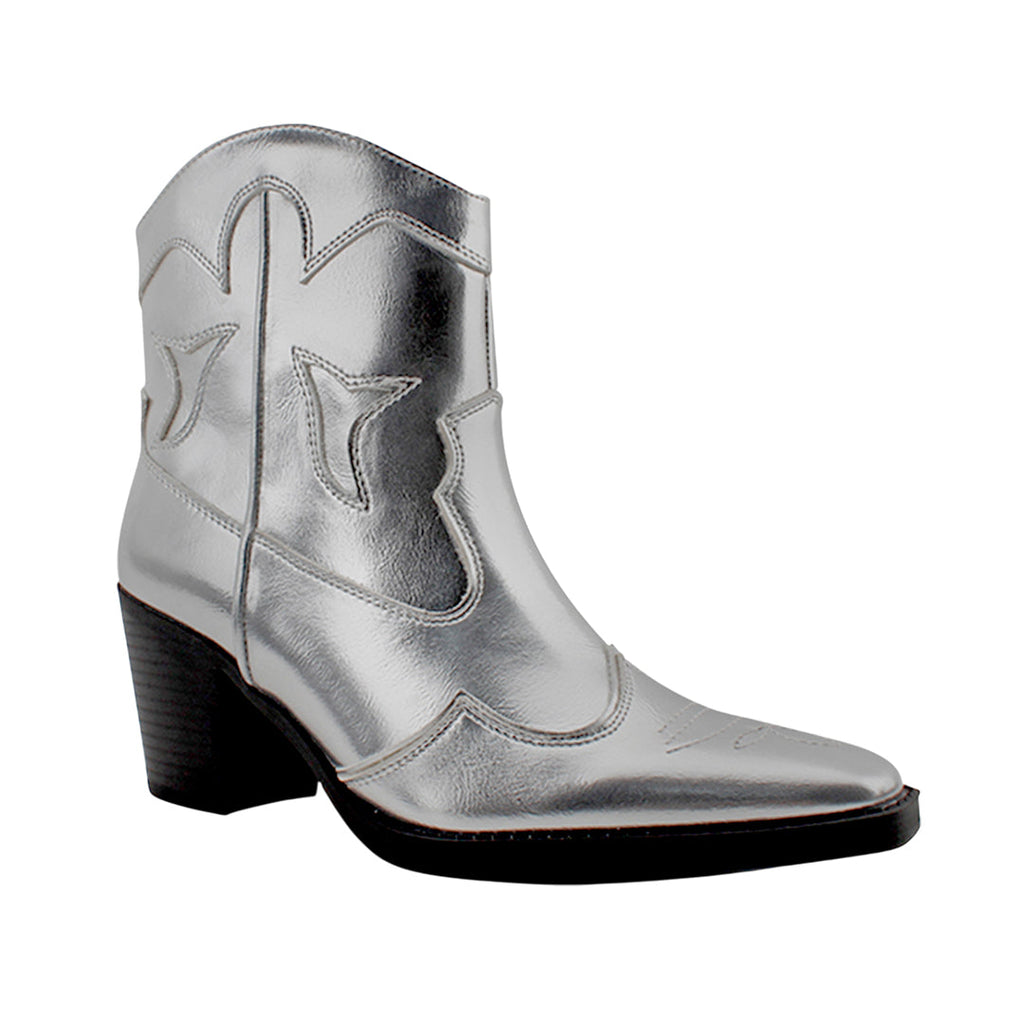 Botas Jessy  plateado