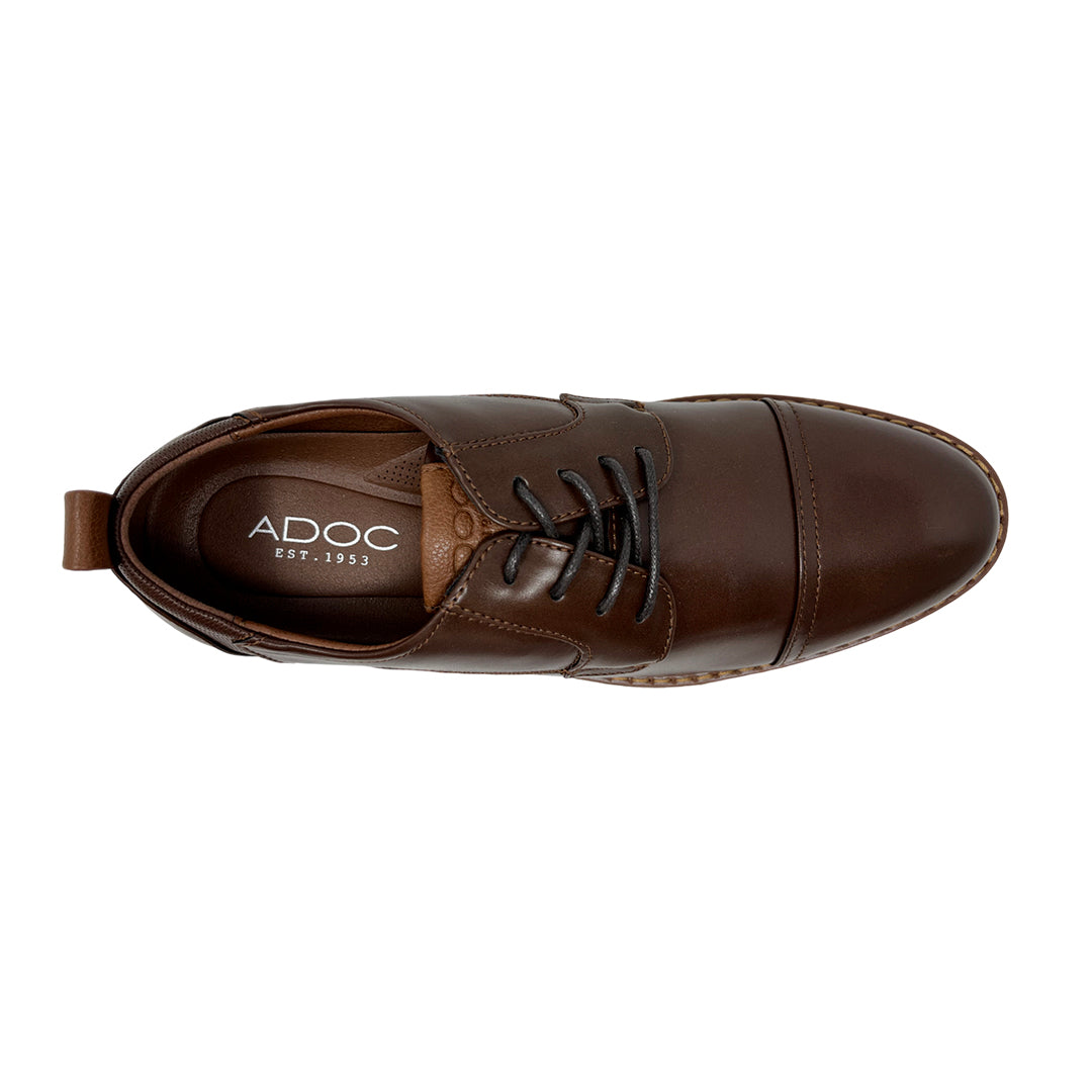 Derby shoes Zackary para hombre color café