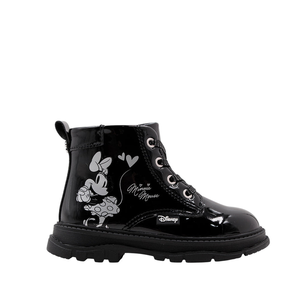 Botas Minnie para niña color negro