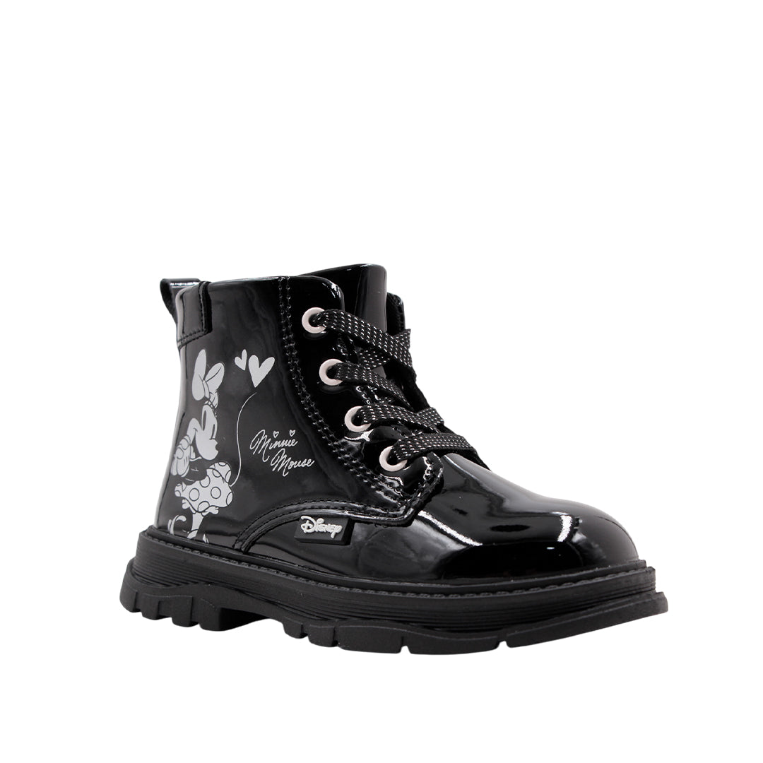 Botas Minnie para niña color negro