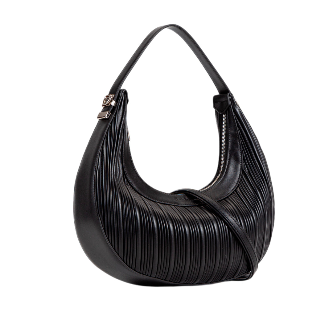 Cartera satchel Zady para mujer color negro