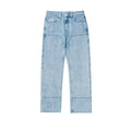 Jeans Double Front para hombre color celeste